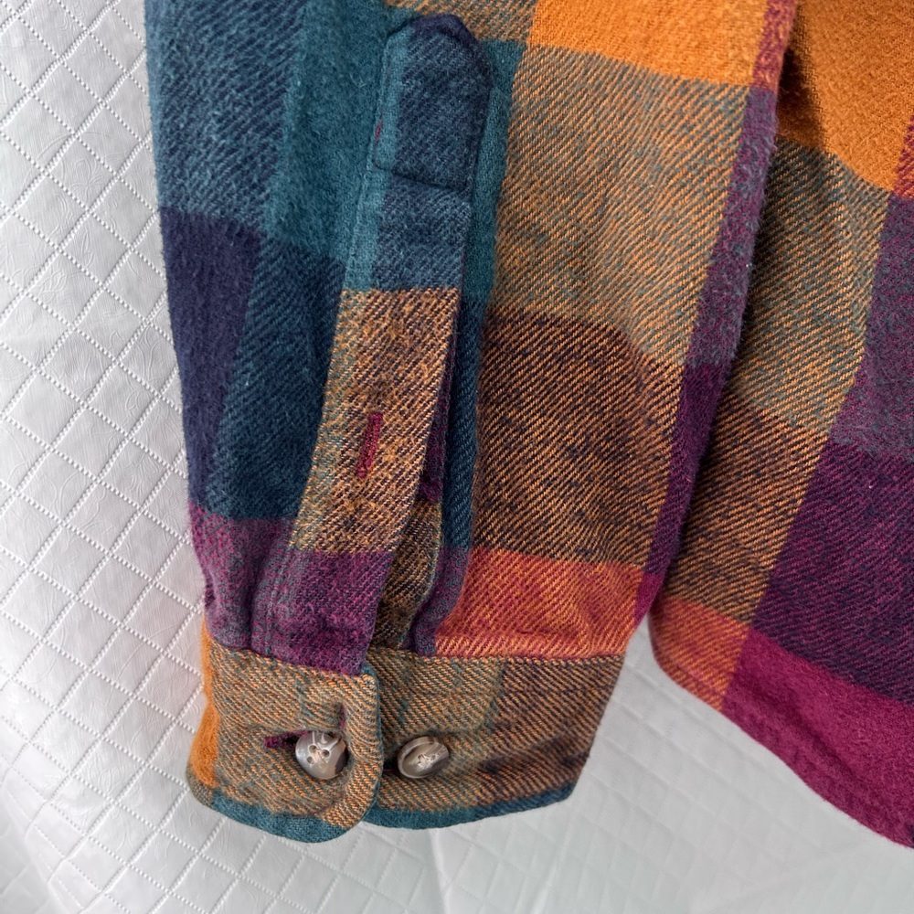 Structure Multicolor Plaid Button Down Shirt - image 7